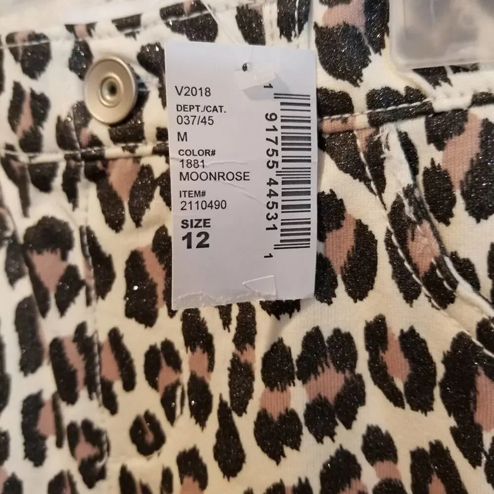 NWT TCP girls‎ children's glitter leopard print